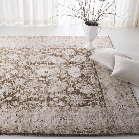 Safavieh 4 x 6 ft. Vintage Oushak Power Loomed Rectangle Area Rug Ivory & Beige VOS230A-4